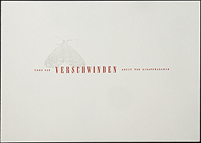 ÜBER DAS VERSCHWINDEN - ABOUT THE DISAPPEARANCE, Alphabet